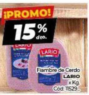 Diarco Fiambre De Cerdo Lario oferta
