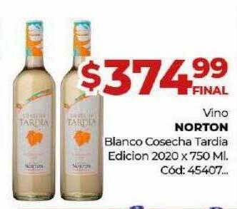 Diarco Vino Norton Blanco Cosecha Tardia Edicion 2020 oferta