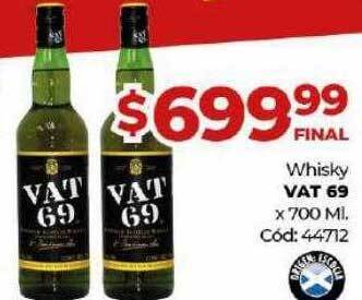 Diarco Whisky Vat 69 oferta