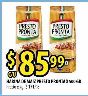 Punto Mayorista Harina De Maíz Presto Pronta oferta