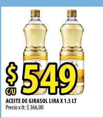 Punto Mayorista Aceite De Girasol Lira oferta