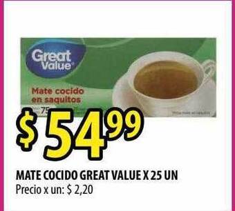 Punto Mayorista Mate Cocido Great Value oferta