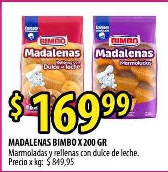 Punto Mayorista Madalenas Bimbo oferta