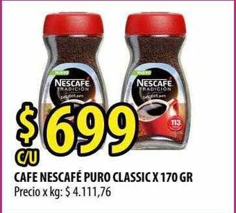 Punto Mayorista Cafe Nescafé Puro Classic oferta