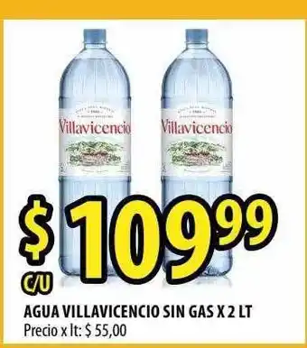 Punto Mayorista Agua Villavicencio Sin Gas oferta
