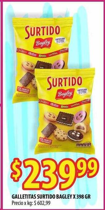 Punto Mayorista Galletitas Surtido Bagley oferta