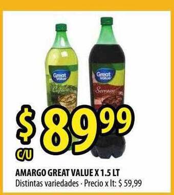 Punto Mayorista Amargo Great Value oferta