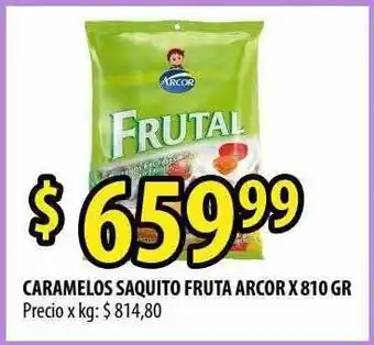 Punto Mayorista Caramelos Saquito Fruta Arcor oferta
