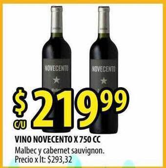 Punto Mayorista Vino Novecento oferta