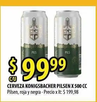 Punto Mayorista Cerveza Konigsbacher Pilsen X 500 Cc oferta