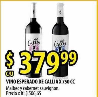 Punto Mayorista Vino Esperado De Callia oferta
