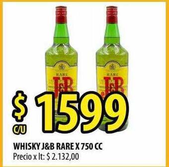 Punto Mayorista Whisky J&b Rare oferta