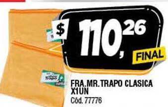 Supermercados Yaguar Fra.mr.trapo Clasica oferta