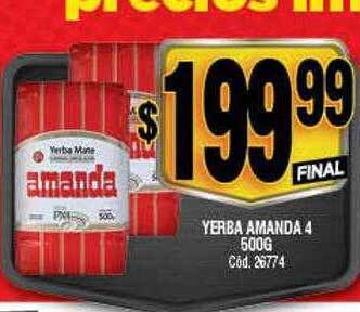 Supermercados Yaguar Yerba Amanda 4 oferta