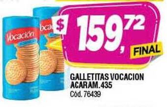 Supermercados Yaguar Galletitas Vocacion Acaram oferta