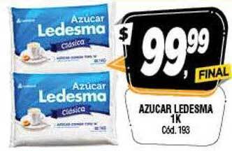Supermercados Yaguar Azucar Ledesma oferta