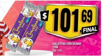 Supermercados Yaguar Galletitas Chocolinas oferta