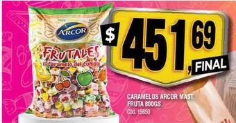 Supermercados Yaguar Caramelos Arcor Mast. Fruta oferta