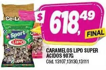 Supermercados Yaguar Caramelos Lipo Super Acidos oferta