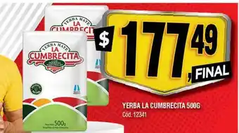 Supermercados Yaguar Yerba La Cumbrecita oferta