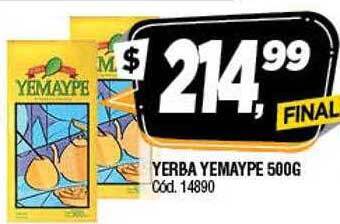Supermercados Yaguar Yerba Yemaype oferta