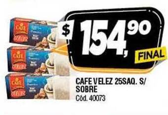Supermercados Yaguar Cafe Velez 25saq. S-sobre oferta