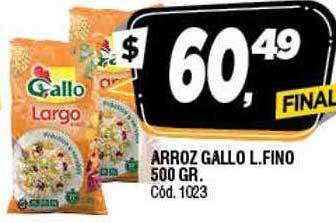Supermercados Yaguar Arroz Gallo L.fino oferta
