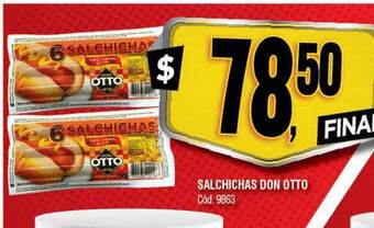 Supermercados Yaguar Salchichas Don Otto oferta