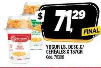 Supermercados Yaguar Yogur Ls. Desc. C- Cereales oferta
