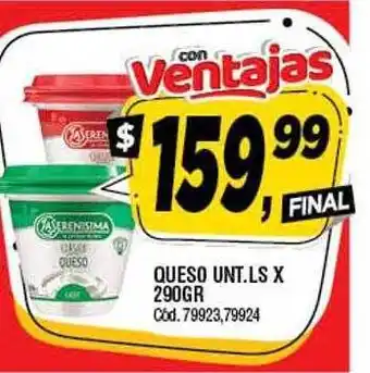 Supermercados Yaguar Queso Unt.ls oferta