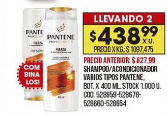 Coto Shampoo-acondicionador Varios Tipos Pantene oferta