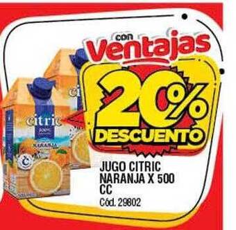 Supermercados Yaguar Jugo Citric Naranja oferta