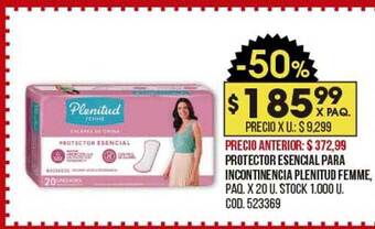 Coto Protector Esencial Para Incontinencia Plenitud Femme oferta
