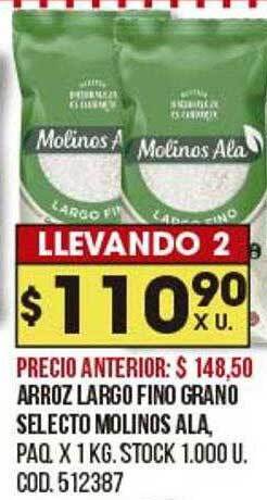 Coto Arroz Largo Fino Grano Selecto Molinos Ala oferta