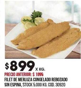 Coto Filet De Merluza Congelado Rebozado Sin Espina oferta