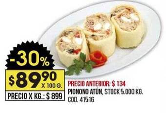 Coto Pionono Atún oferta