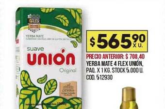 Coto Yerba Mate 4 Flex Unión oferta