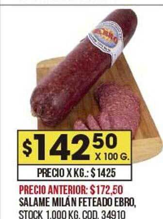 Coto Salame Milán Feteado Ebro oferta