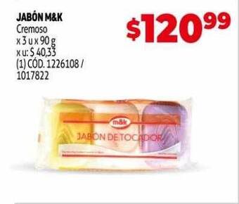 Makro Jabón M&k Cremoso oferta