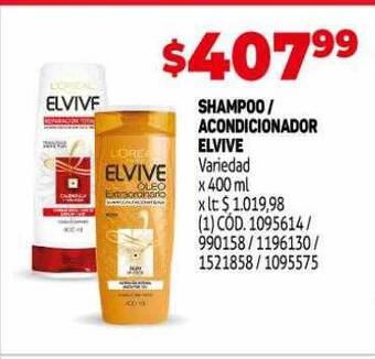 Makro Shampoo Acondicionador Elvive oferta