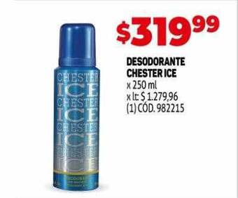 Makro Desodorante Chester Ice oferta
