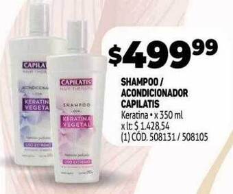 Makro Shampoo - Acondicionador Capilatis Keratina oferta