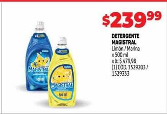 Makro Detergente Magistral Limón - Marina oferta