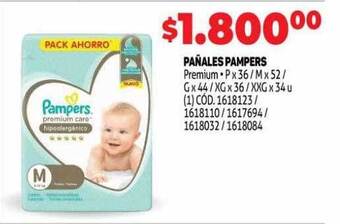 Makro Pañales Pampers Premium oferta