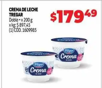 Makro Crema De Leche Tregar Doble oferta