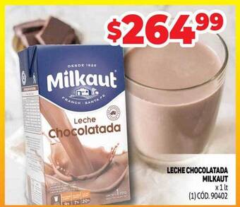 Makro Leche Chocolatada Milkaut oferta