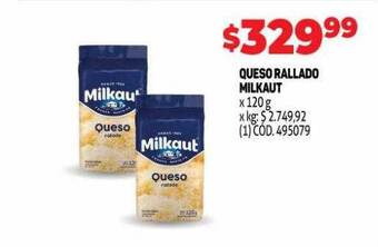 Makro Queso Rallado Milkaut oferta