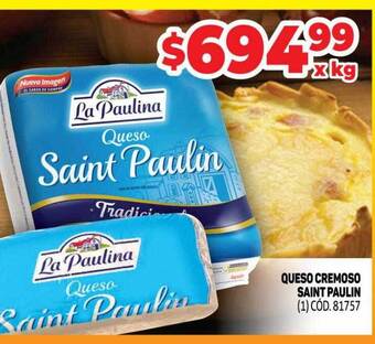 Makro Queso Cremoso Saint Paulin oferta