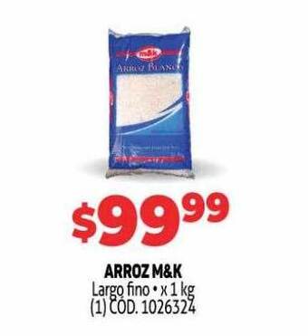 Makro Arroz M&k Largo Fino oferta