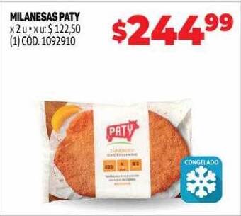 Makro Milanesas Paty oferta